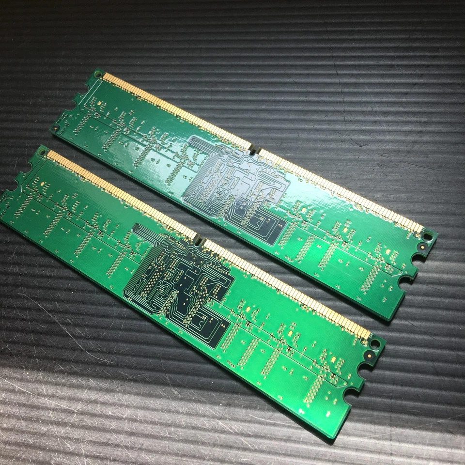 2PCS Samsung 256MB 1Rx8 PC2-4200U-444-10-A1 M378T3253FG0-CD5DS PC Memory - Image 4 of 4