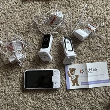 Hubble Connected Nursery Pal Link Premium Twin - 5" Smart Video Baby Monitor