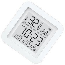 Smart Thermometer Hygrometer Wi-Fi Temperature Humidity Sensor For Alexa/Google