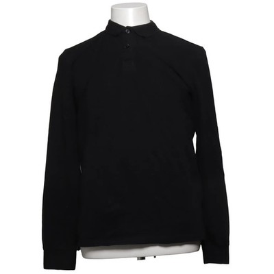 Pier One, Rugby Shirt, Größe: M, Schwarz, Einfarbig, Herren #uAg