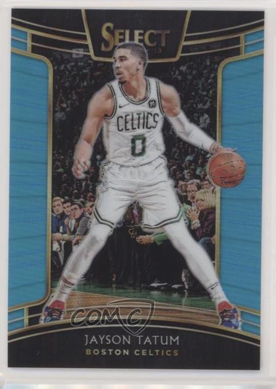 2018-19 Panini Select Concourse Light Blue Prizm 39/299 Jayson Tatum #61 7b5