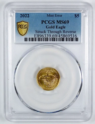 2022 American Gold Eagle 1/10 oz — photo from the most recent tracked eBay sale