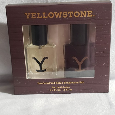 #ad Tru Western Yellowstone Men#x27;s Fragrance Eau De Cologne Set: Original Ride 0.5 oz $26.99