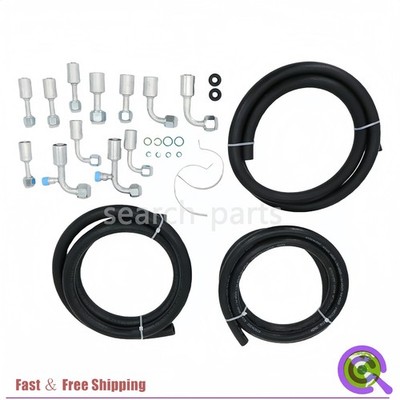 1Set Universal A/C Hose & Fitting Kit 42810100 For Custom Air Conditioning Lines