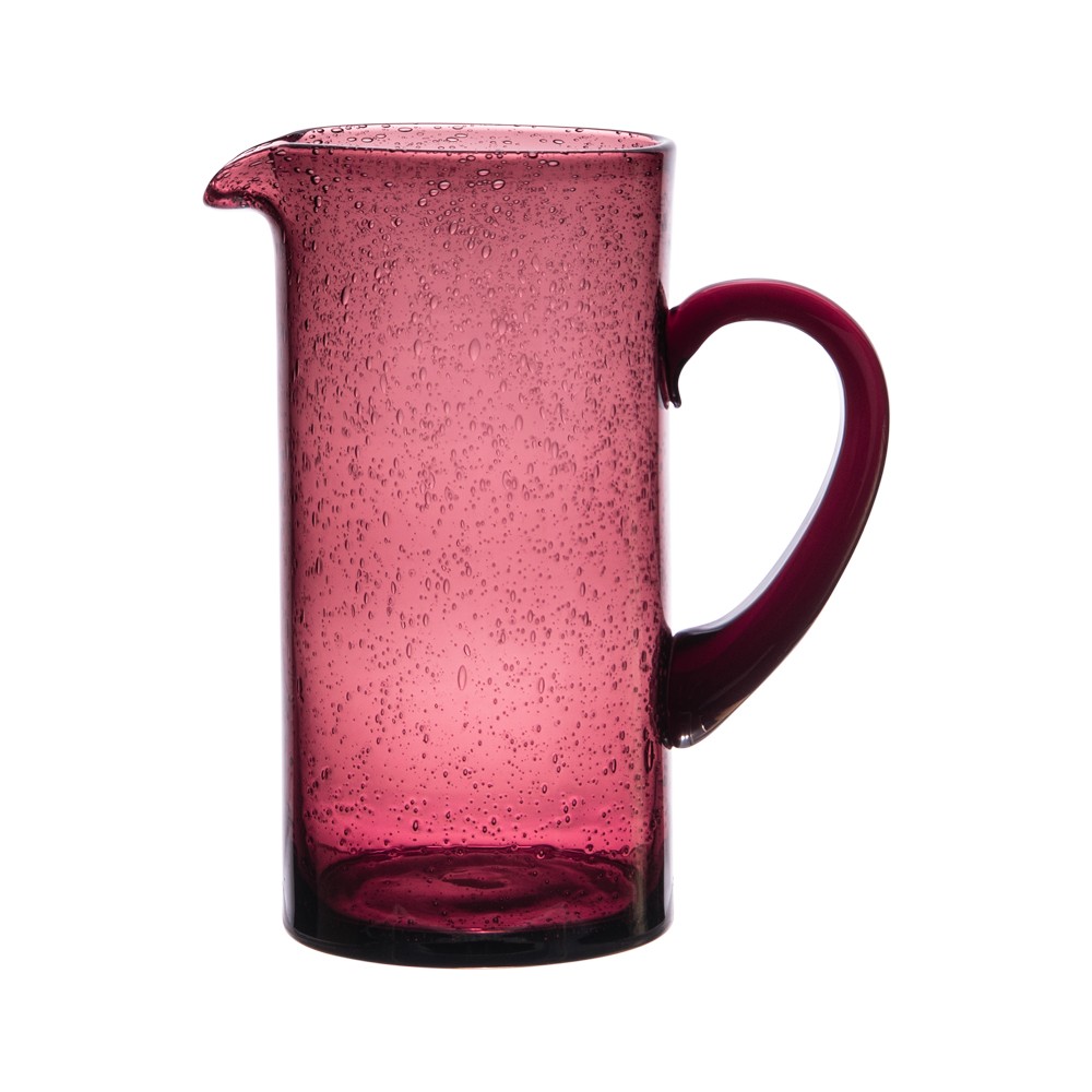 Pichet en verre violet de 1,1L idéal pour vos déjeuners en terrasse