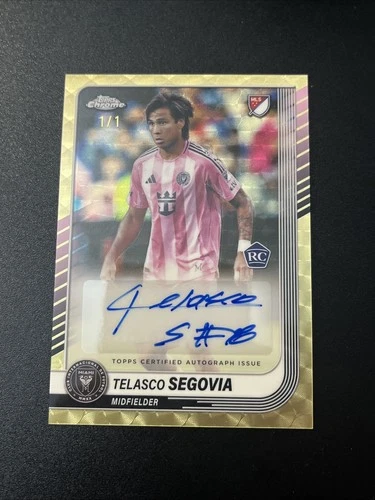 2025 Topps Chrome MLS Soccer Superfractor Telasco Segovia #CA-TS