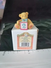 Cherished Teddies Bear Number 2 Block 1997 Enesco Collectible 302848
