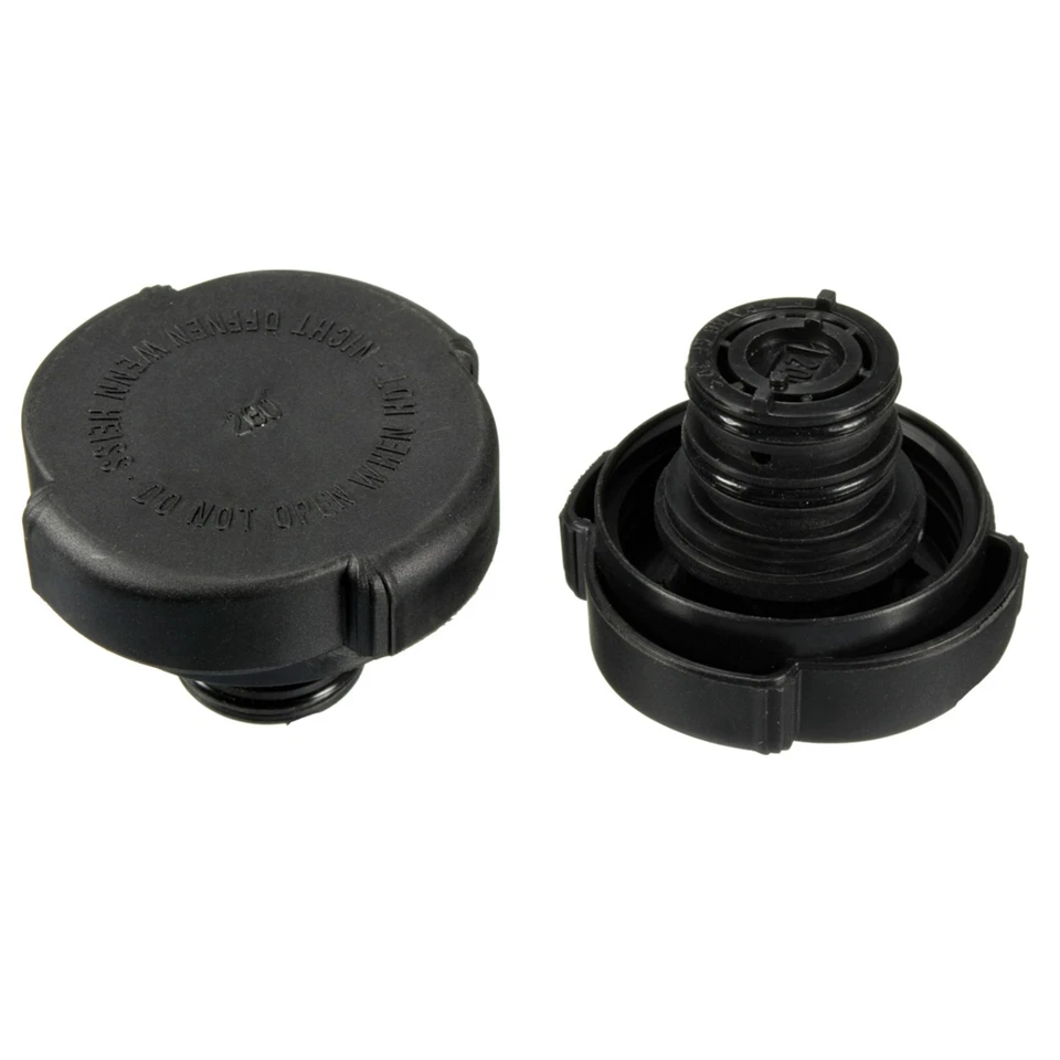 Tapa del tanque de expansión del radiador negro 17111712669 para BMW 318i 318is 318Ti M42 M44 Foto 3 de 4