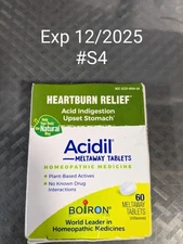 Boiron Acidil Meltaway Tablets - Unflavored 60 Tabs #S4