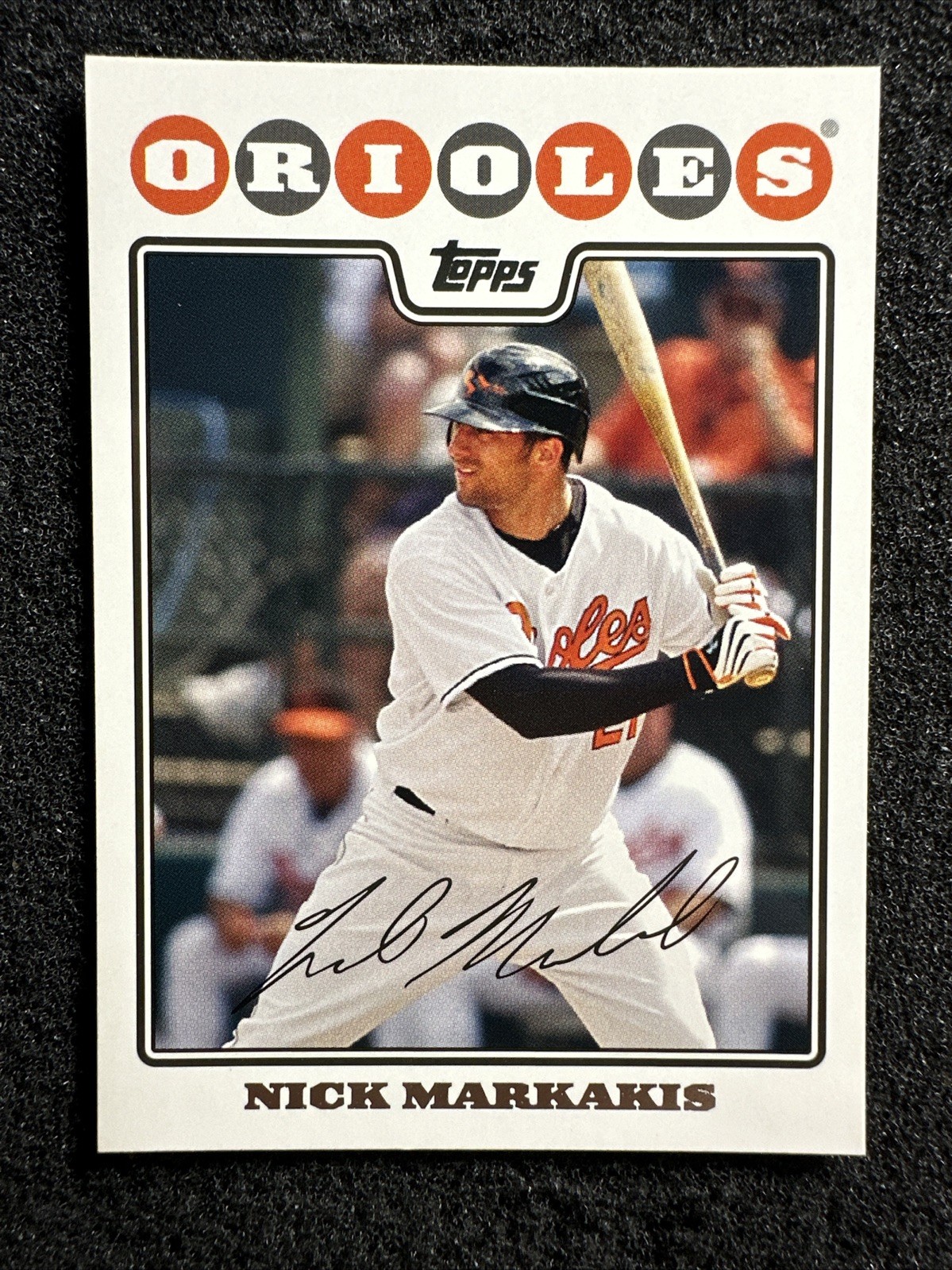 NICK MARKAKIS #391 2008 Topps Baseball QTY Baltimore Orioles