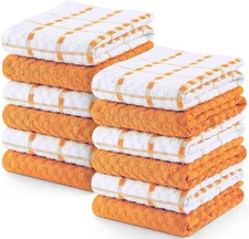 Utopia Towels - Kitchen Towels 12 Pack, 15 x 25 Inches, 100% Ring Spun Cotton Su