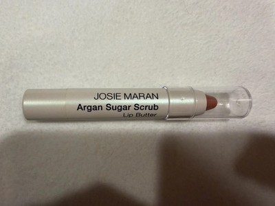 Josie Maran Argan Sugar Scrub Lip Butter, FIRST BLUSH, .08 oz.