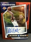 2021-22 Chronicles Rookies and Stars MALIK MONK Airborne RED Auto LA Lakers