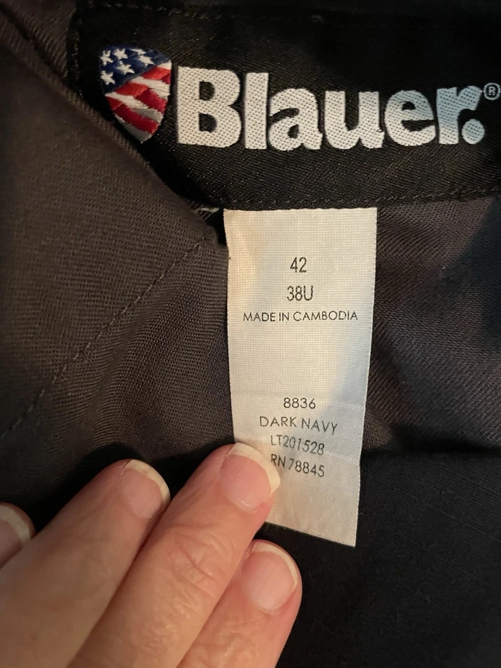 Blauer Dark Navy Side-Pocket Pants Size 42 Regular inseam 30 Fire EMS Tactical - Image 2 of 4