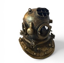 US Mini Divers Diving Helmet Deep Sea Marine Tin  Metal Display Model Replica