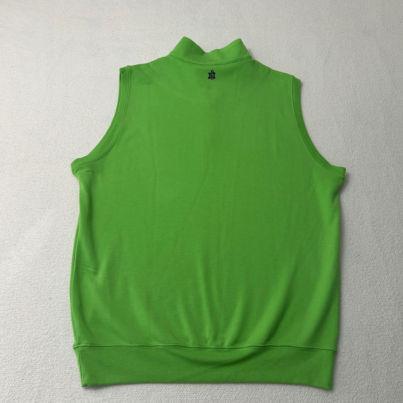 Turtleson Men's Kang 1/4 Zip Vest Size M Envy Green MS17K31 NWT - second product detail image