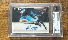 2018-19 Panini Noir Sneaker Spotlight Auto #23 Jevon Carter /99 BGS 8/9 #S5687