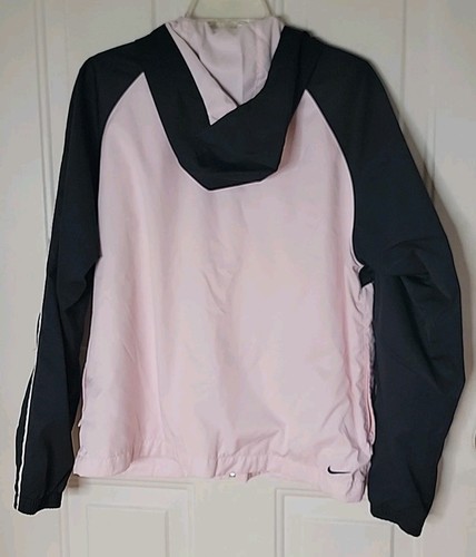 Nike Colorblock Track Jacket Windbreaker Pink White Black Youth 12/14 - Picture 4 of 6