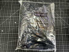 Zip Ties 8 inch 1000 Pack , 50lbs Tensile Strength, Black Cable Ties, Wire Ties