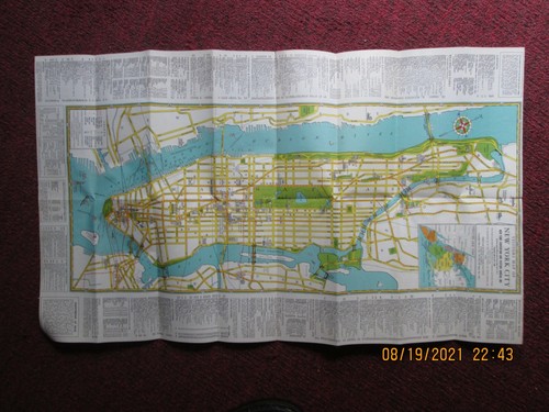visitors map of new york city 1956 - 第 4/6 張圖片