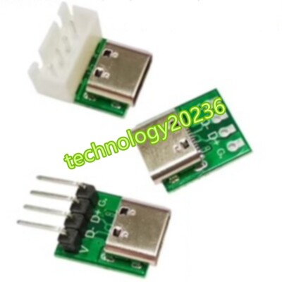 10PC NEU TYPE-C test board Double-sided USB3.1 16P to 2.54 adapter board #YT