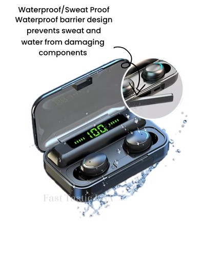 Auricolari Bluetooth Impermeabili Wireless per Android Apple iPhone SPEDIZIONE GRATUITA! - Foto 6 di 12
