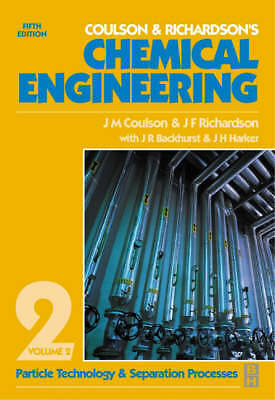 Chemical Engineering Volume 2 Harker Backhurst Richardson Paperback 5e