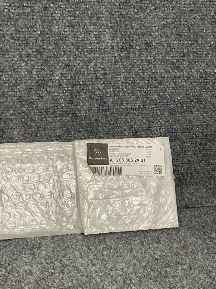 2016–2018 Mercedes-Benz C350e 🚗 Front Bumper Center Lower Molding Strip – OEM A - Image 4 of 4