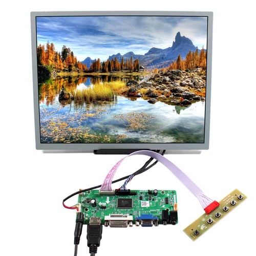 DVI VGA HDLCD Controller Board With 12.1" LQ121S1LG73 800X600 LCD Screen - Picture 2 of 5