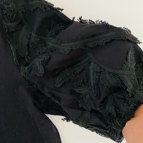 Neu mit Etikett Anne Klein Top Damen Größe S Puffärmel - Bild 5 von 11