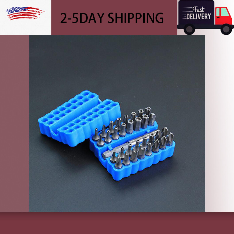 33pcs New Hex Star Spanner Kit: Secure Torx & Tri Wing Drivers for Safety 
