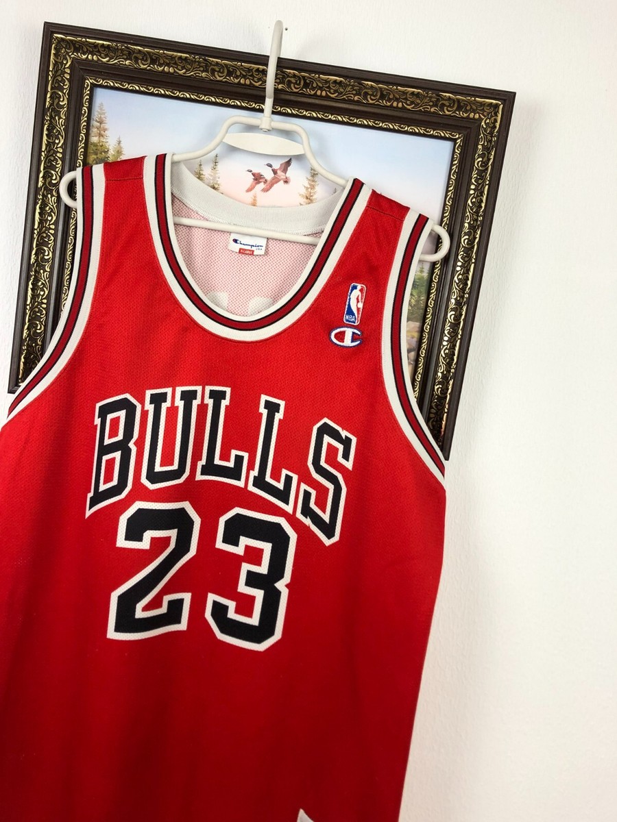 Vintage Champion Chicago Bulls NBA 23 Jordan Jersey Shirt Rare