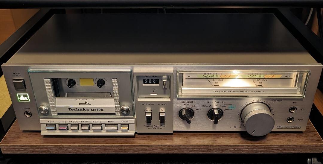 TECHNICS RS-M240X Stereo Cassette Tape Deck Vintage TECHNICS RS-M240X Stereo Cassette Tape Deck Vintage