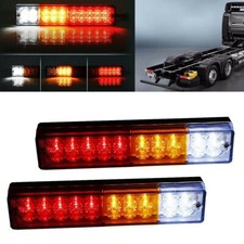 2x 20 LED Feux Arrière Stop Frein Clignotant Remorque Camion Fourgon Camper MS