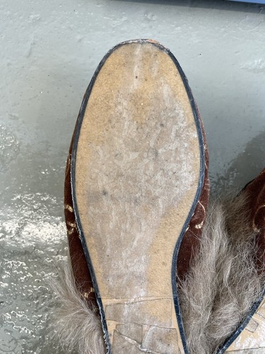 Authentische Gucci WMNS Horsebit Princetown braune GG Samt Fell Halbschuhe Gr. 36EU - Bild 11 von 14