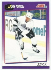 JOHN TONELLI 1991-92 SCORE CARD NM-MT+ CONDITION