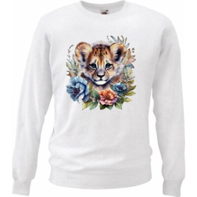 Sweatshirt Sweater Löwe Afrika Löwin Löwen Baby Simba Lion King Safari Ra 404165