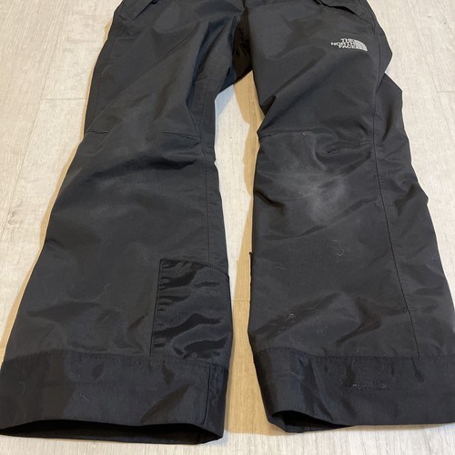 The North Face Dryvent Ski Snow Board Pants Black EZ Grow Skiing Girls Small 7/8 - Picture 2 of 15