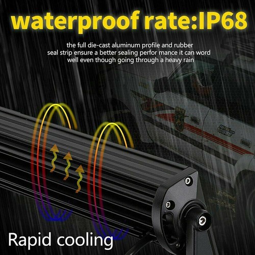 32 42 Zoll LED Lightbar Lichtbalken Arbeitsscheinwerfer Auto Offroad 12V 24V DE - Bild 11 von 22