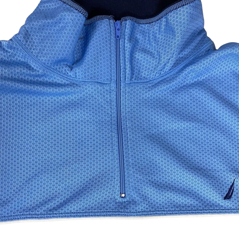 Camisa Nautica Para Hombres 2XL Azul Atlética Costera Atlética Preppy Trabajo Oficina Foto 4 de 4