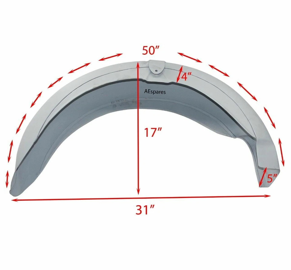 Guardabarros trasero para guardabarros Triumph acero crudo vintage 6T 650cc Thunderbird Foto 2 de 4