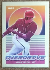 Juan Soto 2021 Panini Chronicles Overdrive #13 Washington Nationals Baseball 