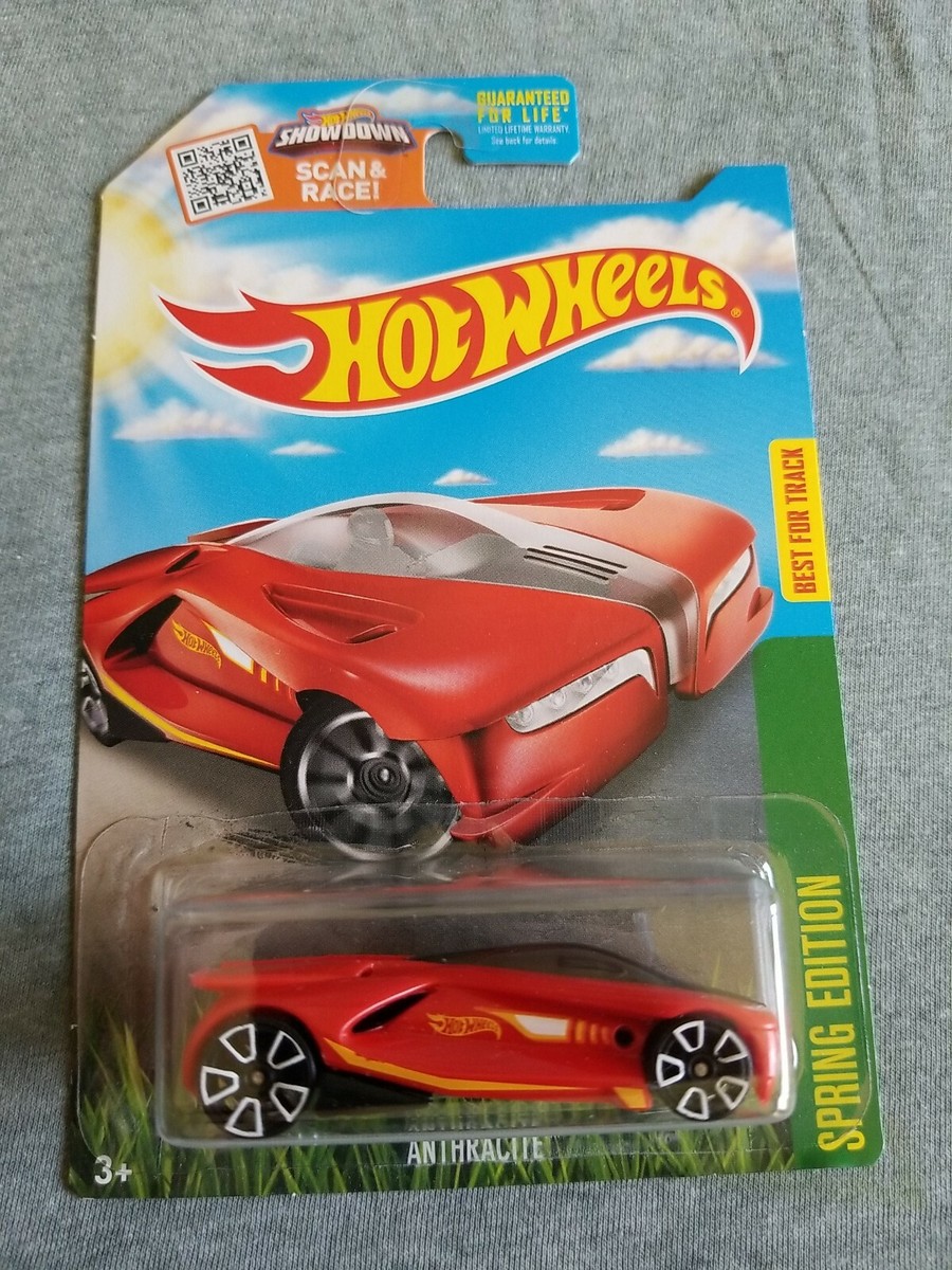 2016 Hot Wheels ANTHRACITE Red ?/250 GREAT CARD Spring Target