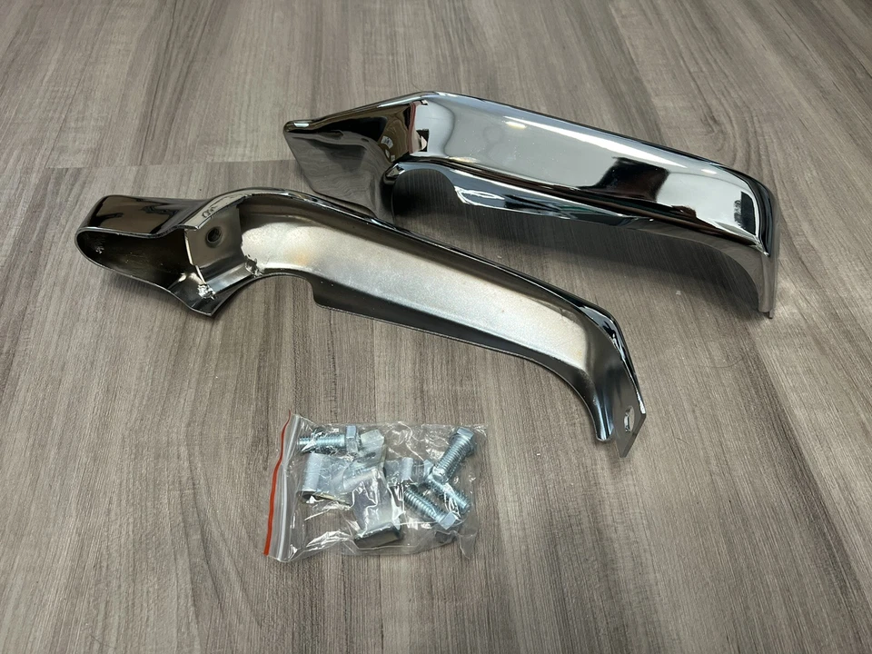 Par de protetores de para-choque dianteiro 1964 Chevy Impala, Bel Air e Biscayne cromado - Imagem 4 de 4