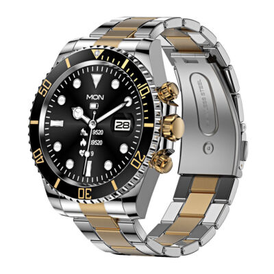 Men Smart Watch Luxury Sports Wristwatch Bluetooth Stainless Steel Smartwatch)