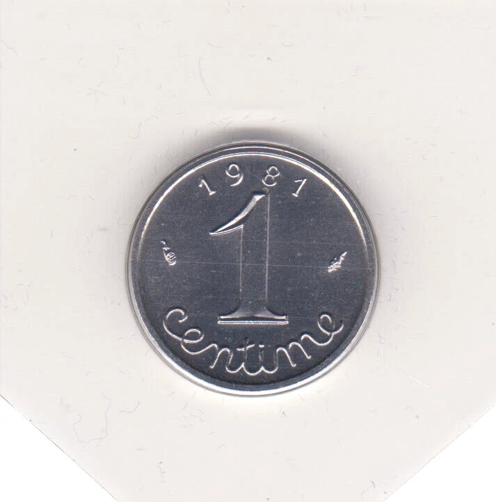 1 CENTIME 1981 ÉPI FDC SOUS SCELLÉ - Photo 1/1