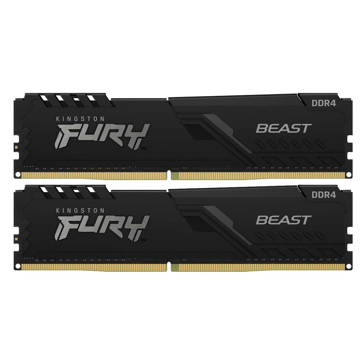 Оперативная память KINGSTON FURY 64GB Kit (2x32 ГБ) DDR4 3600 МГц Beast Black Schwarz 1,35 В CL18
