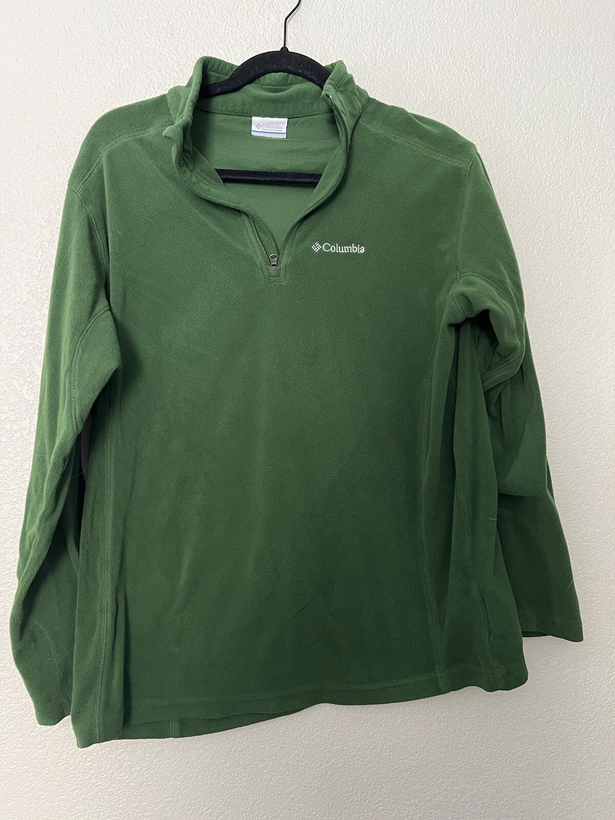 Columbia Men's Fleece Pullover Jacket 1/4 Zipper Size Large