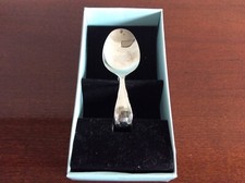 Vintage DOLCE BEBE Silver Plated Baby Spoon with Original Box - Made in Japan 