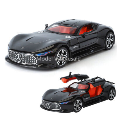 1:24 Diecast Vehicle for Mercedes AMG Vision GT Model Car Toy Sound Light Gift